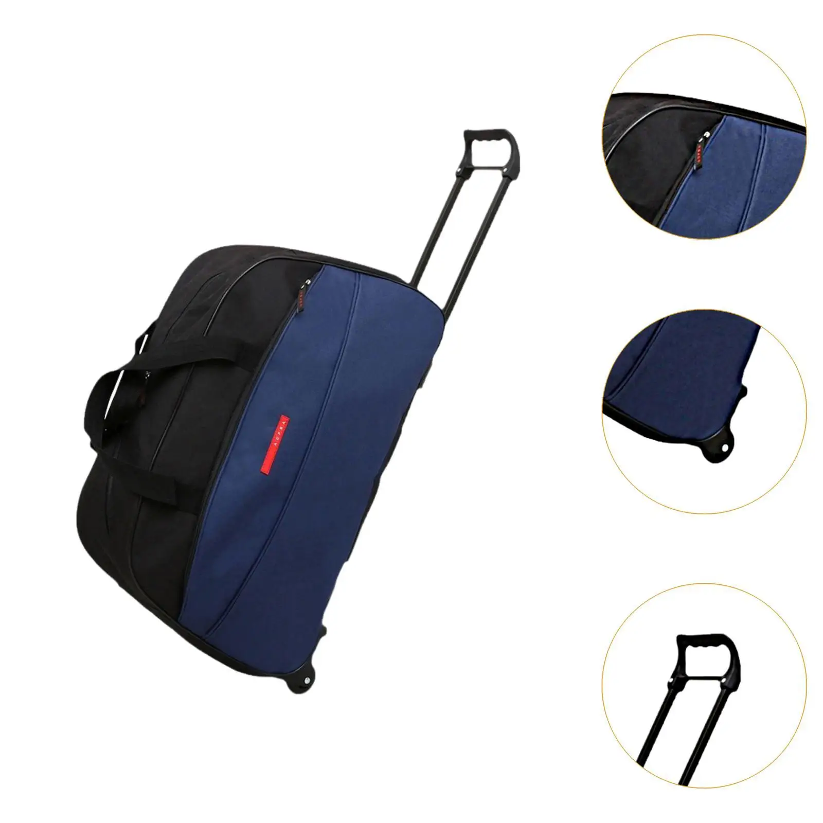 Rolling Duffel Bag with Wheels Portable Garment Bag for Travel Sports Picnic