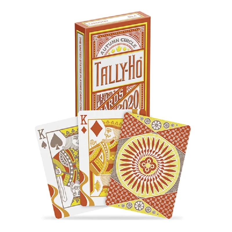 

Tally-Ho Autumn Circle Back Playing Cards Deck Poker Size Card Games Magic Tricks for Magician
