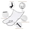1/2PCS Male Shaving Aprons Creative Wall Mirror Suction Haircut Wrap Cape Home Salon Moustache Beard Shaving Apron Cleaning Bib 4