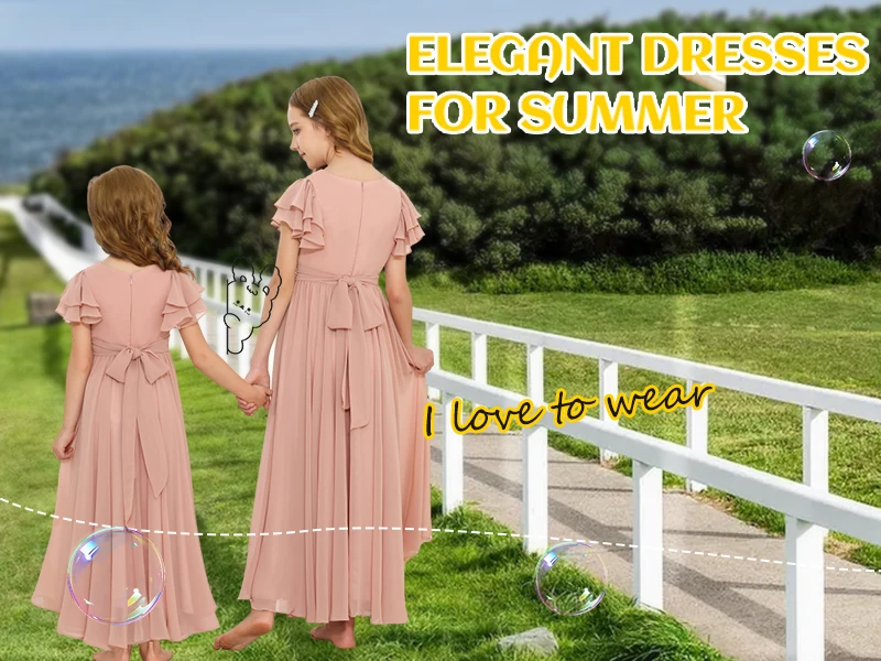 Blumenmädchen Freizeitkleid