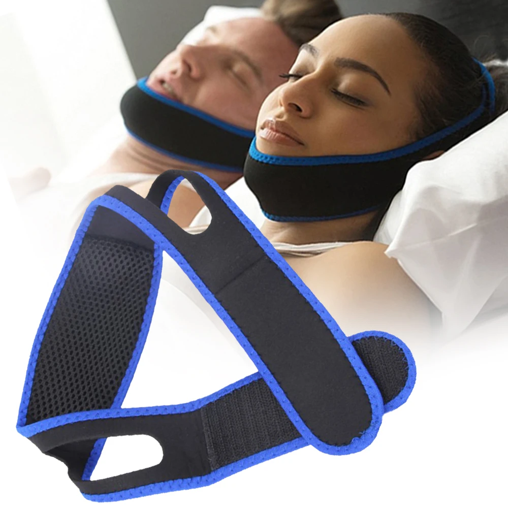 1pcs/Lot Anti-Snoring Chin Strap Helps Close Mouth Reduce Snoring Breath Through Nose Better Sleep No Snore Stop Snore Tool 5