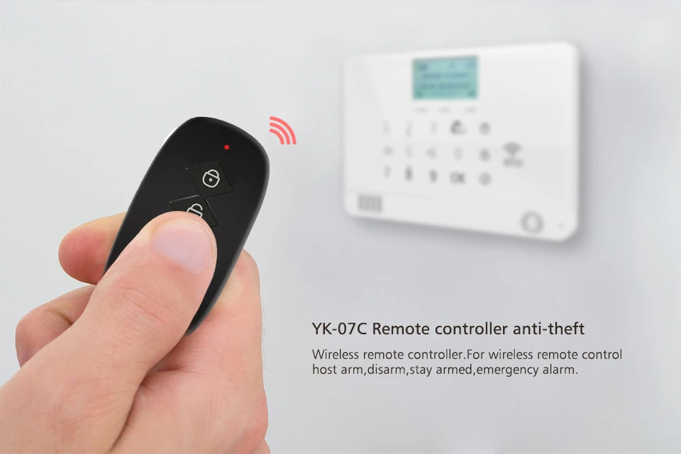Tuya Security Smart Life 433Mhz 100 Wireless Zones WIFI Alarm System with Smart Phone APP Control