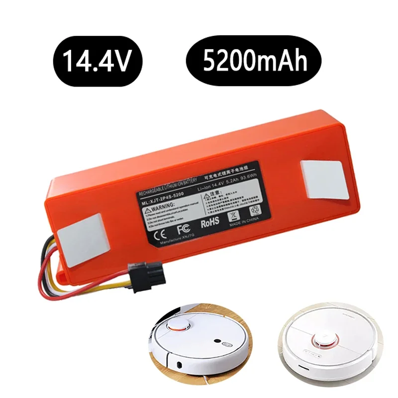 

Sweeper Battery 5200 For S50 S51 S55 T60 Sweeping Mopping Robot Vacuum Cleaner 5200mAh Li-ion