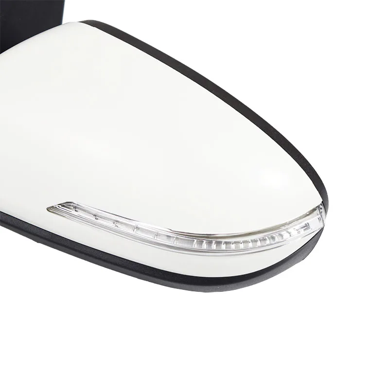 Espejo Retrovisor Eléctrico Para Hyundai I20 (2016-2017) - Con Calefacción Y Direccional, Lado Derecho Blanco