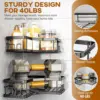 3-Pack Corner Shower Caddy Organizer Shelves Storage Rack Accessories for Bathroom Countertop Home Decor Set 4