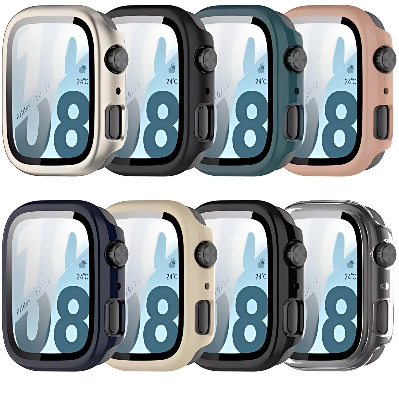Premium Tempered Glass Protective Case and Band