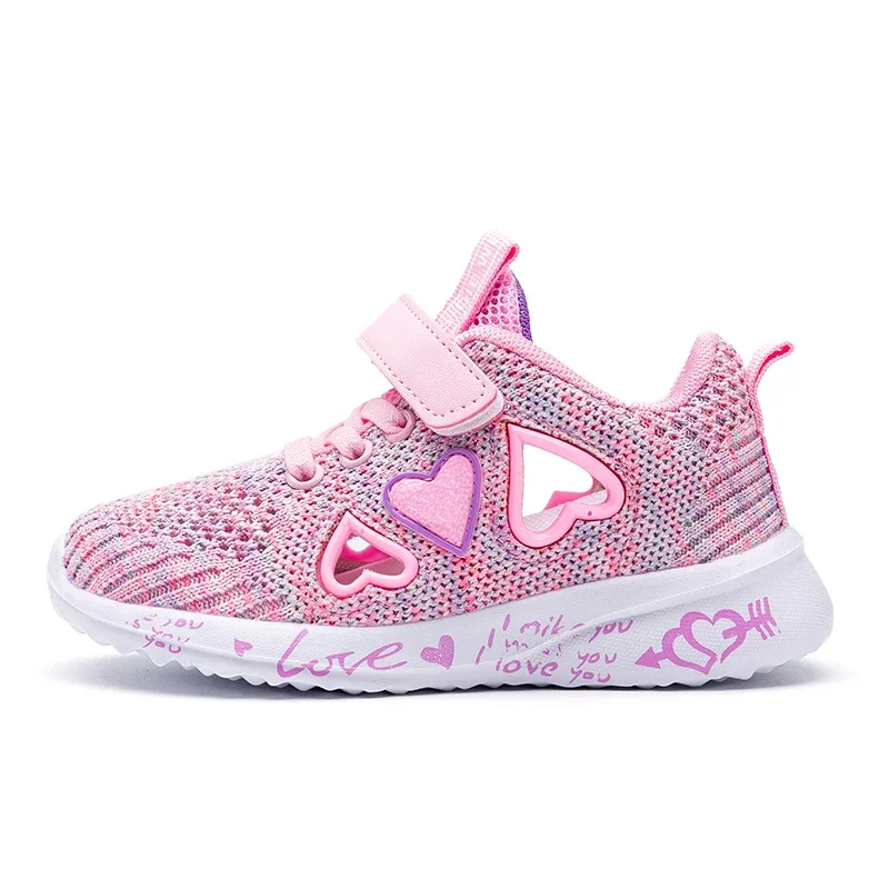 2025 Girls Casual Shoes Light Mesh Sneakers Kids Summer Children Autumn Tenis Cute Sport Cartoon Female Running Sock Footwear 8 2
