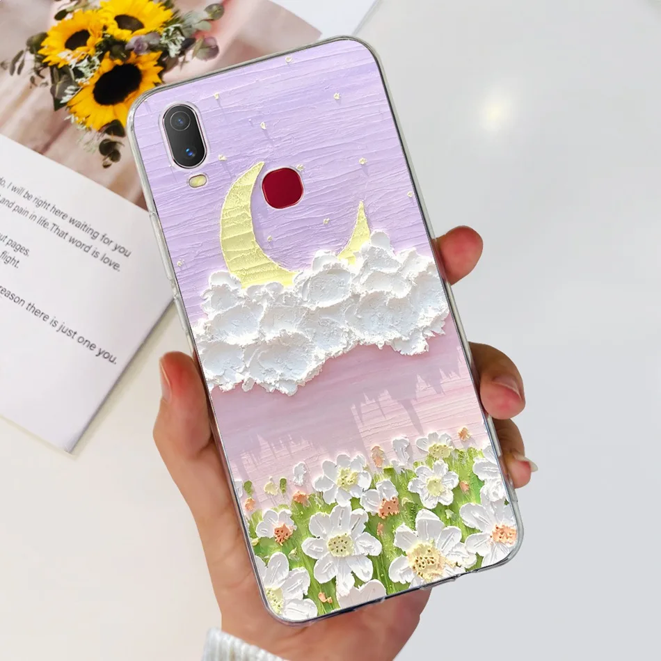 Fashion Elegant Printing Soft Silicone TPU Phone Back Cover -