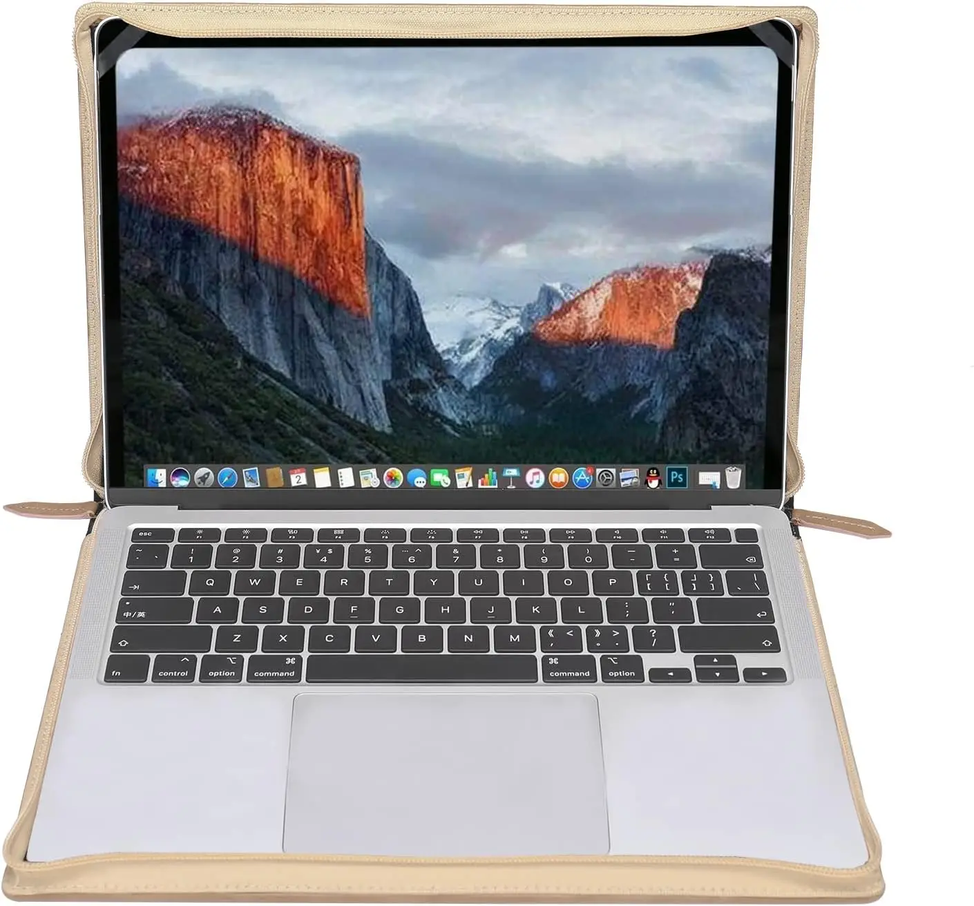 Capa de Couro pu para Macbook Air 15 m2 A2941 Pro Air 13 A2338 A2681 A2179 Tampa do Bolsa do Caderno para Mac Pro 14 16 Novo - Imagem 4