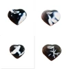 Natural Gem Hand Polished Orca Agate Heart-shaped Abstract Pattern Home Decor Gift Witchcraft Altar Prayer Crystal Stone Healing 1