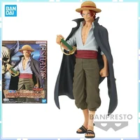 Bandai-Banpresto Anime Action Figure, One Piece DXF, The Grandline, Men, Shanks, PVC, Model Toys, Collection, Original 1