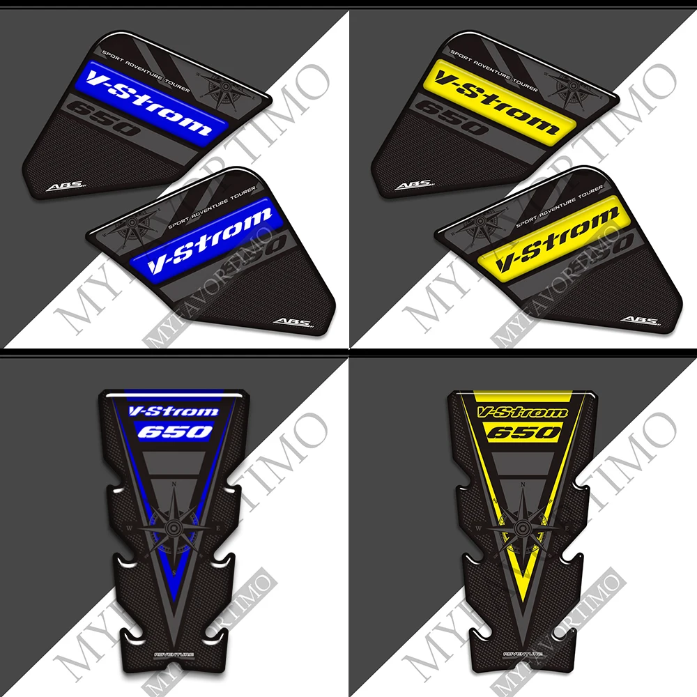 

For Suzuki V STROM VSTROM DL 650 XT 650XT Adventure Tank Pad Protector Trunk Luggage Cases Stickers Fuel Oil Kit