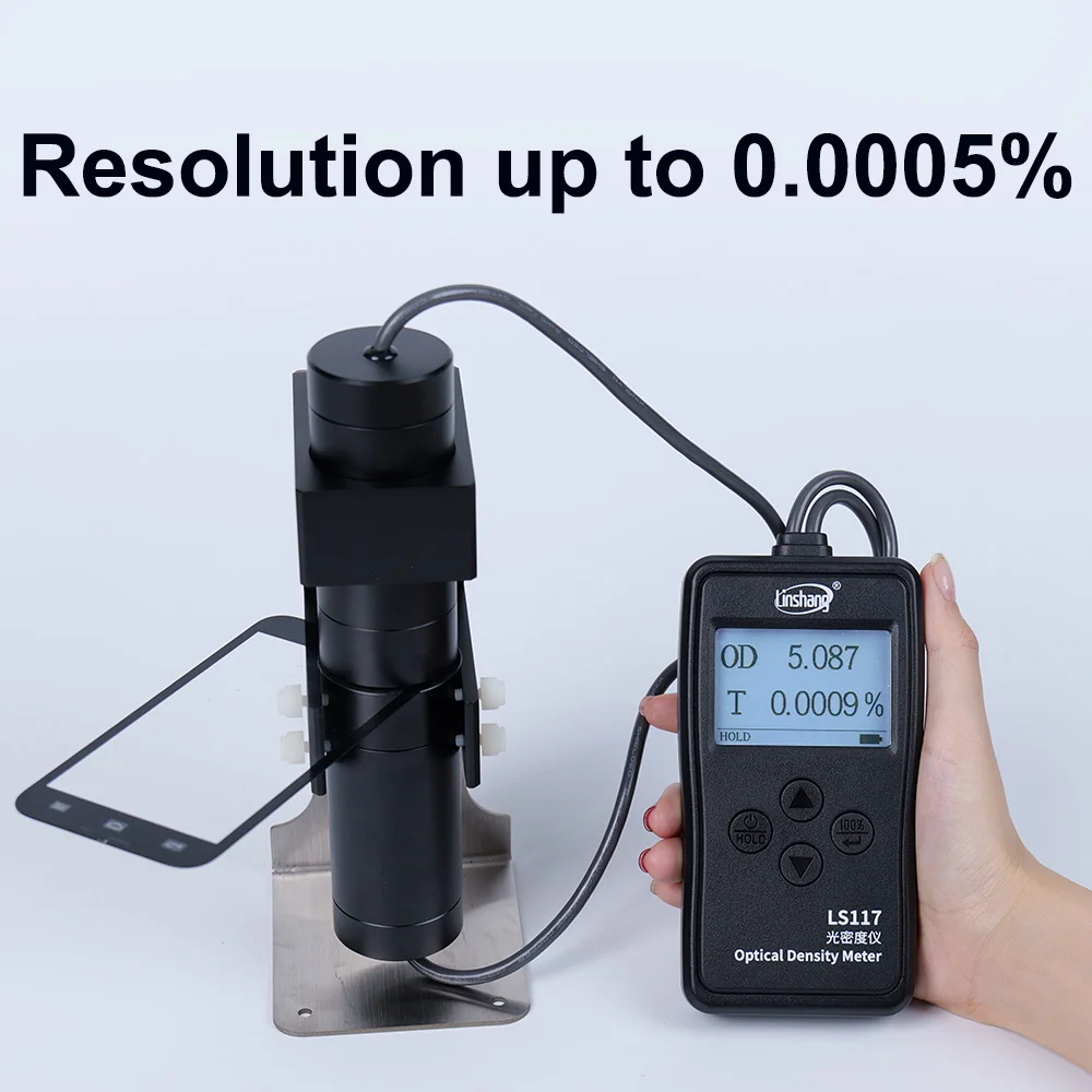 Optical Density Meter For Plastic LS117 VLT and OD Aluminized Film High Precision Simple Operation Real-time Dynamic Calibration