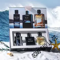 Haute qualité 90ml hommes Parfum boîte-cadeau 3 pièces ensemble Colognes Fascination Homme Profumo Uomo durable attirant femmes Parfums Homme 4