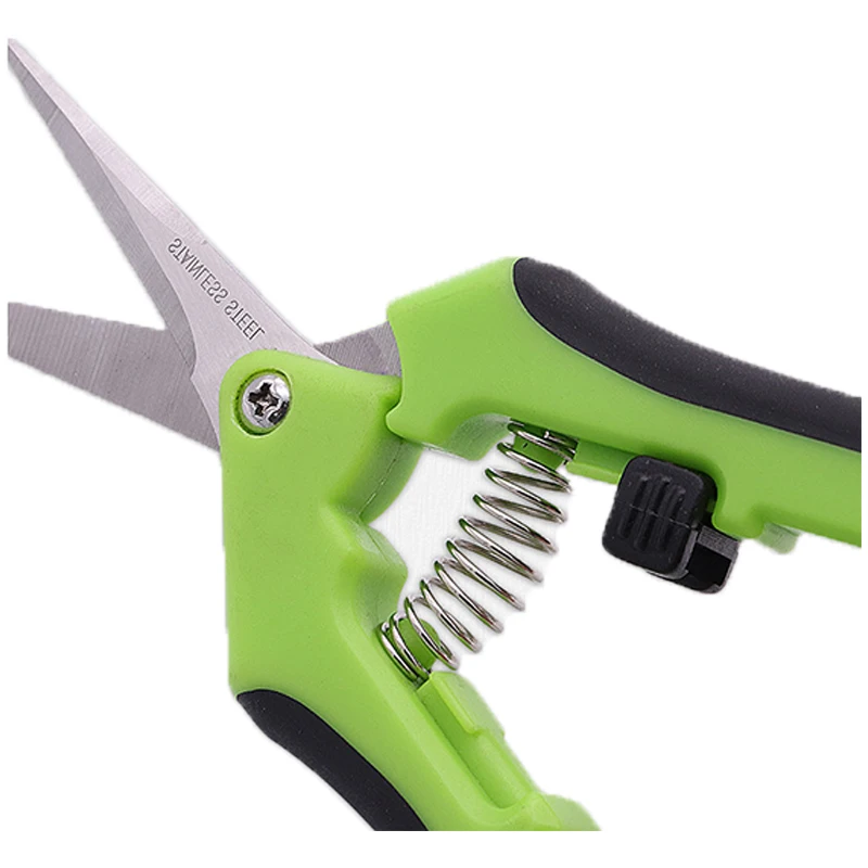 Pruner Gardening Hand Pruning Shear Straight Stainless Steel Blades Ultra Sharp Garden Scissors For Flowers Harvesting Fruits garden scissors,pruning shears,garden tools,garden pruner
