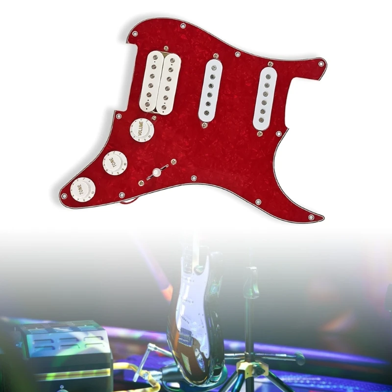 

Guitar Pickup SSH Single Coil Guitar Pickups Loaded Prewired Pickguard Pickups