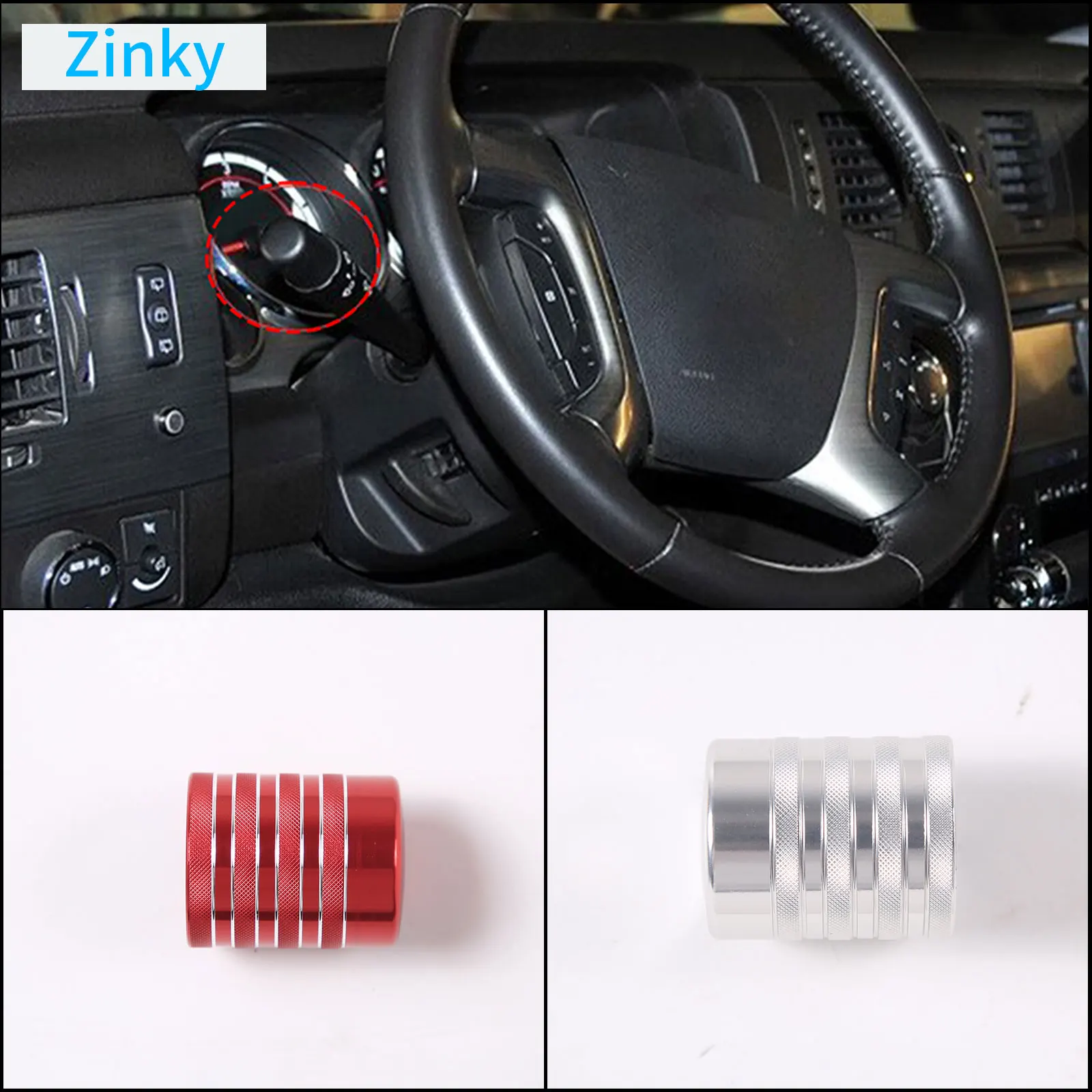 

Aluminum Alloy Silver Car Steering Wheel Wiper Lever Rod Sticker Cover for Hummer H2 2008-2009 Interior Modification Accessories