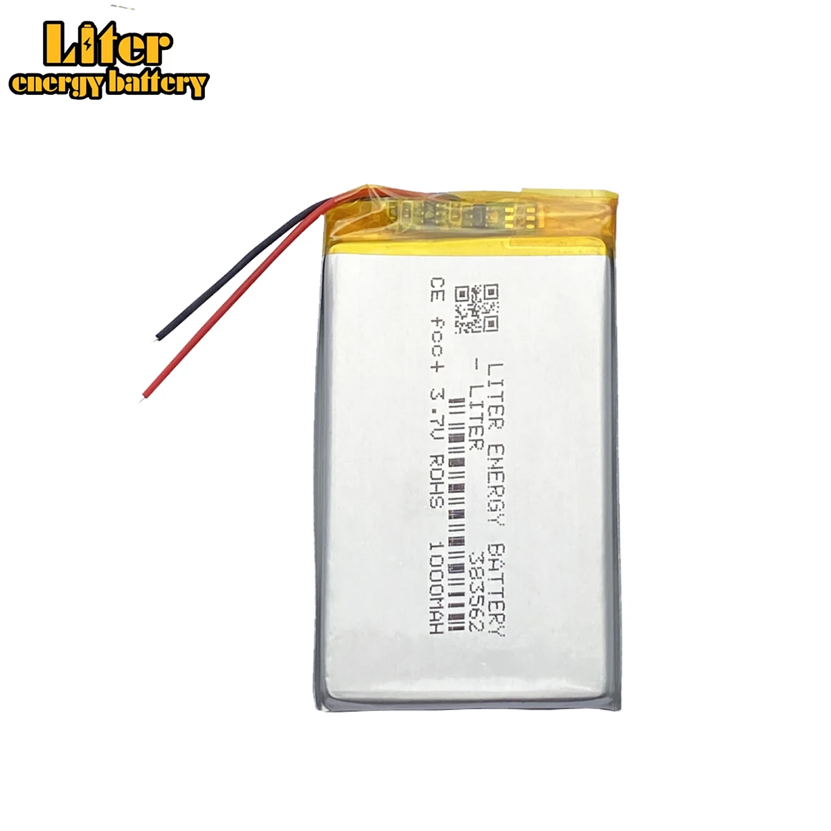 Batterie LiPo 3.7V 1000mAh pour Hélicoptère RC Modèle 383562
