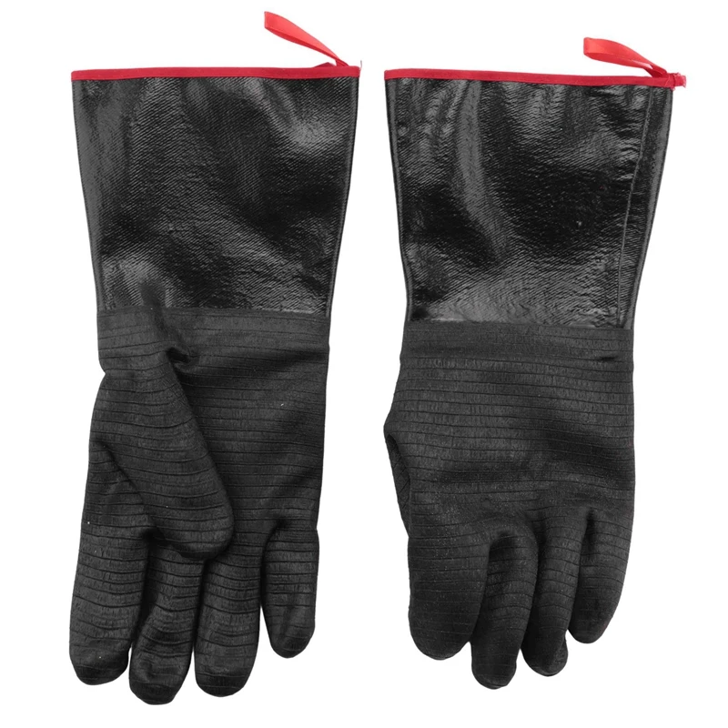 

BBQ Gloves - Grill, Cooking Barbecue Gloves, For Handling Heat Food Right On Your Fryer, Grill Or Oven. Waterproof, Heat Resista