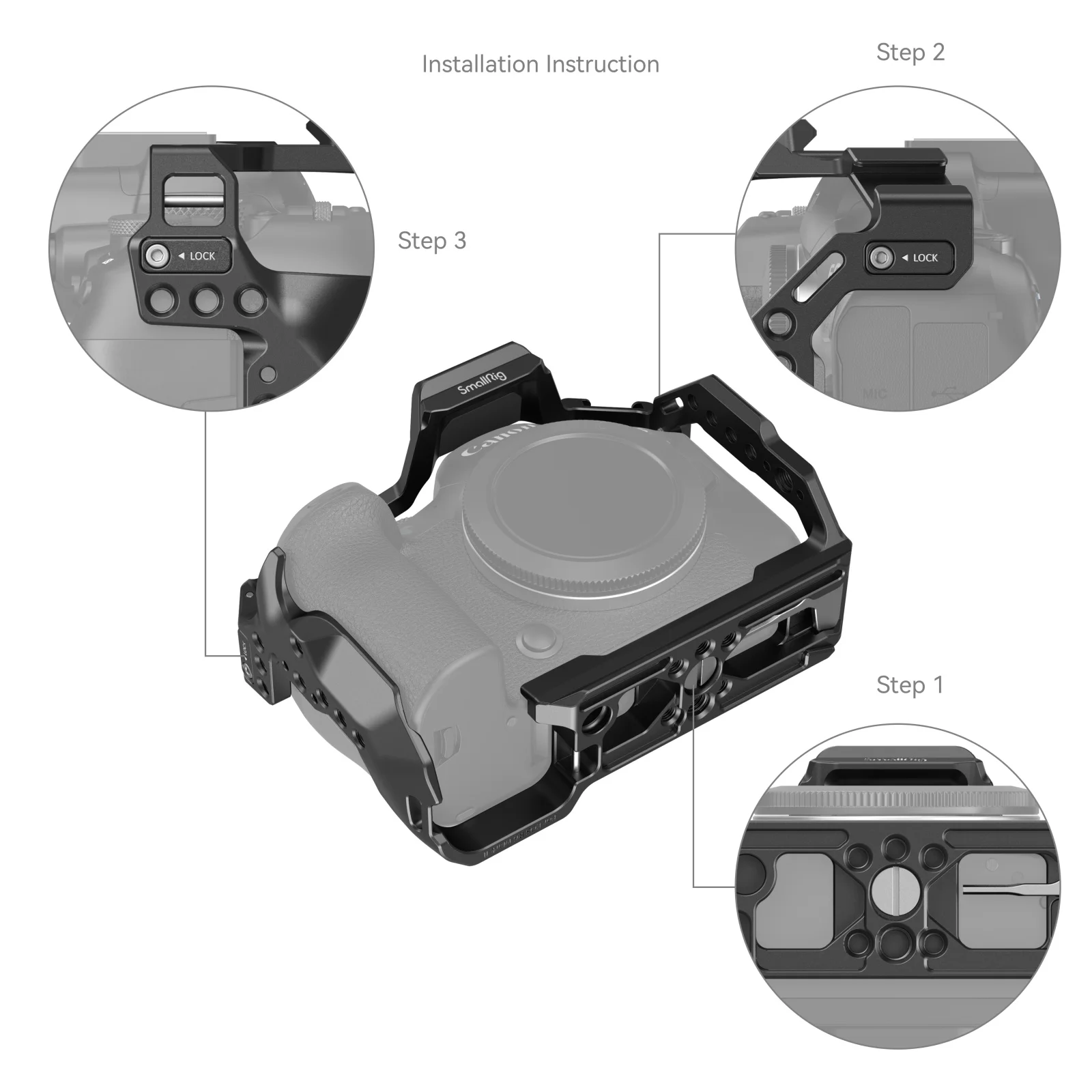 スモールリグ　EOS R6markⅡ用カメラケージ（商品ID：4159） スモールリグ EOS R6markⅡ用カメラケージ（商品ID：4159