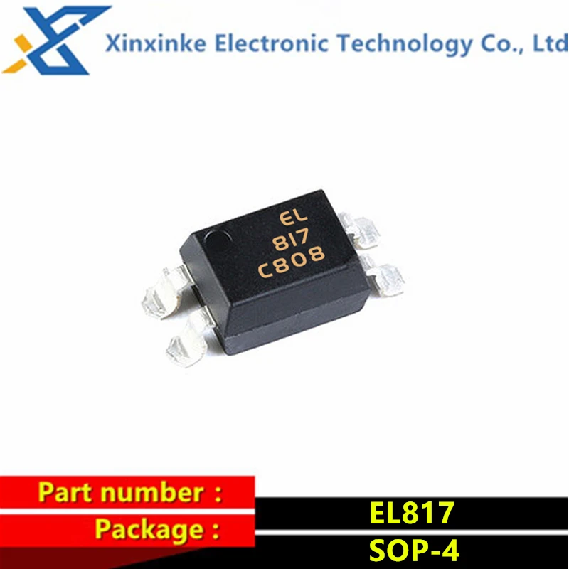 

50PCS EL817 PC817 EL357 SOP-4 817C SMD Optocoupler EL357N-C EL357N