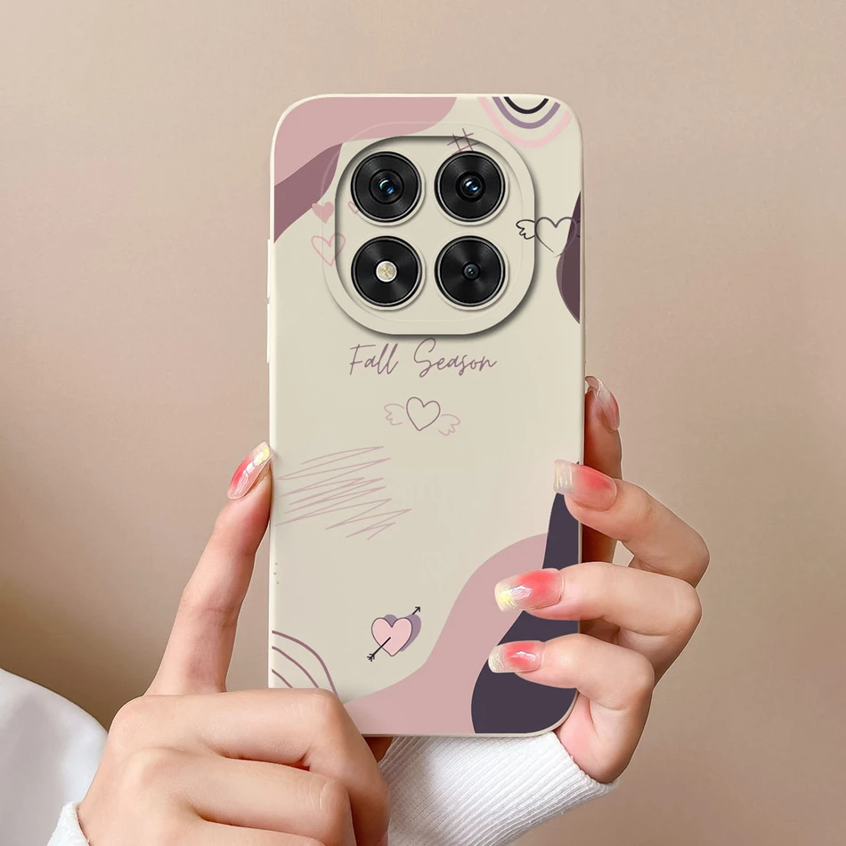 Fashionable Soft Liquid Silicone Phone Case for Xiaomi Redmi Note 14 Pro Plus