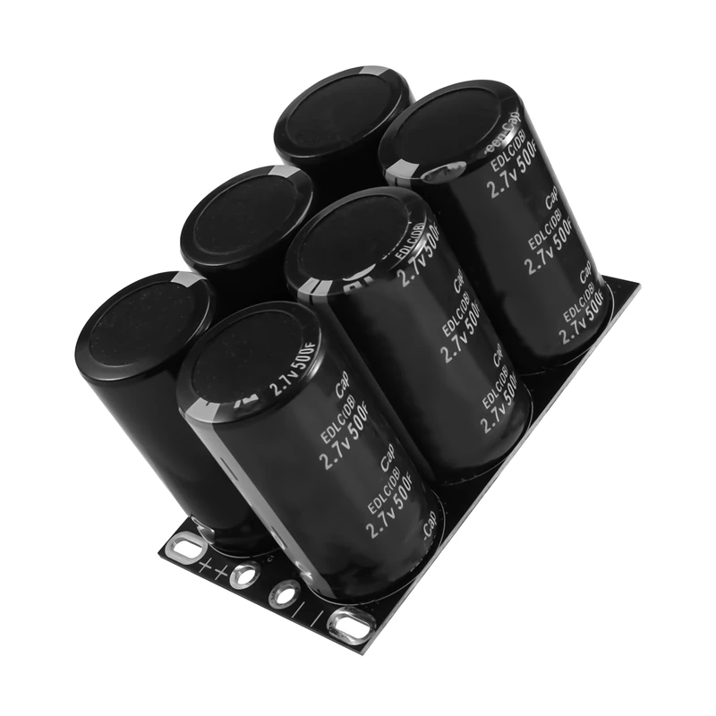 

Farad Capacitor 2.7V 500F With Protective Plate Capacitors