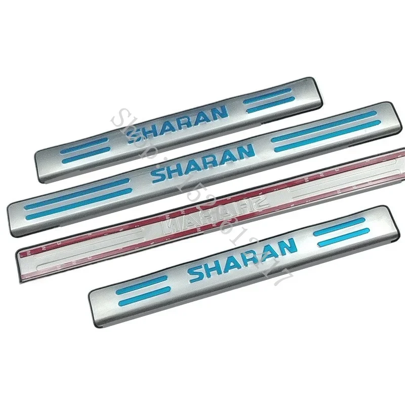 Car Accessories For VW/Volkswagen Sharan 2012 2013 2014 2015~ Stainless steel Door Sill Scuff Plate Guards Cover Trim