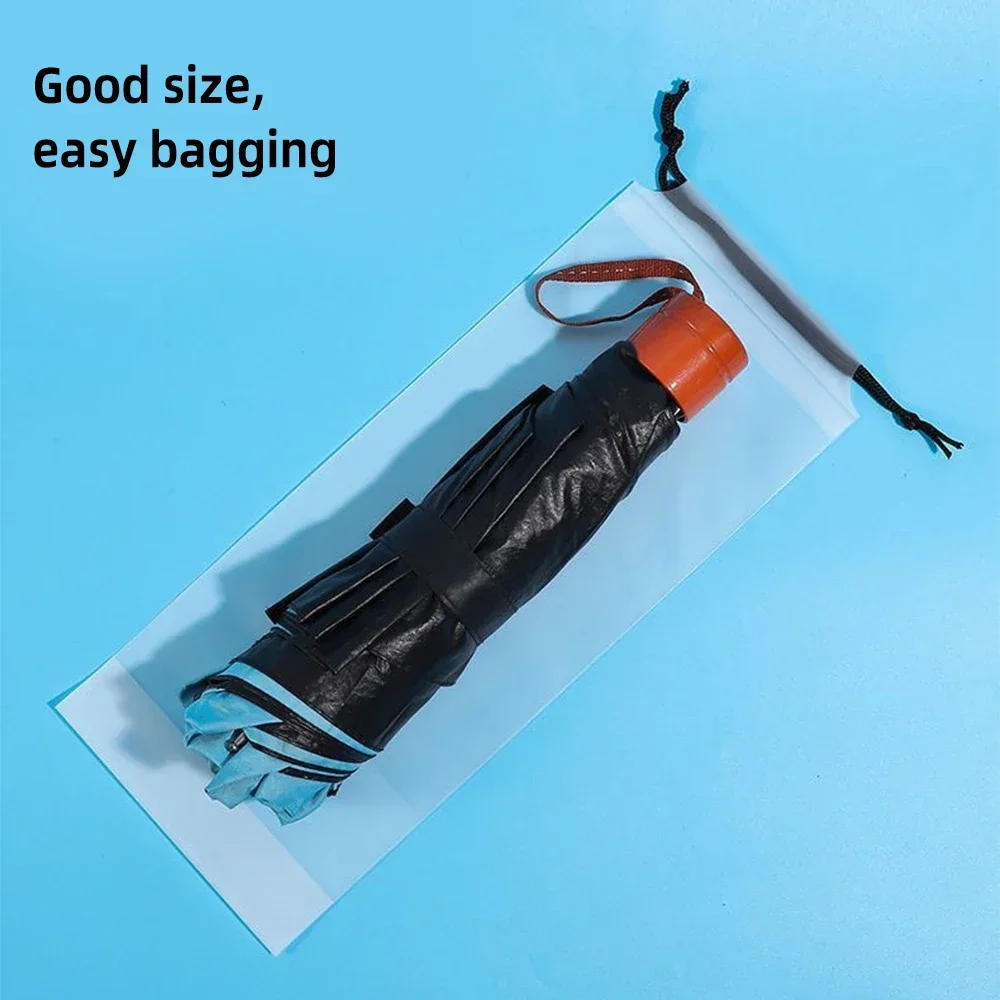 Waterproof Sunshade Umbrella Cover Outdoor Garden Parasol Rain Cover Holder Portable Reusable Drawstring Storage Bags Accessorie