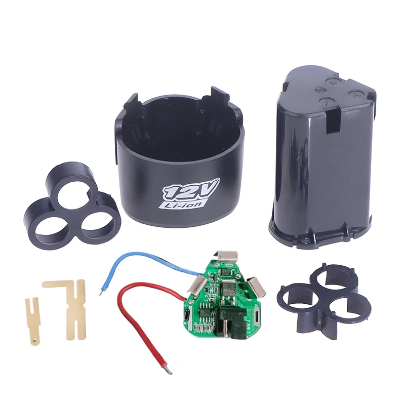 3S 12V DC BMS 18650 리튬 박스 회로 팩 쉘 케이스 브래킷 핸드 드릴 전원 리튬 이온 배터리 보호 보드 전동 공구