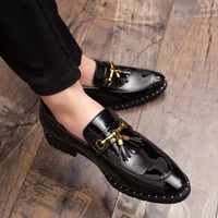 Men tassel loafers Mens loafers leather Man shoes leather tassel Mocassin homme Calzado hombre Zapatos de hombre Men shoes