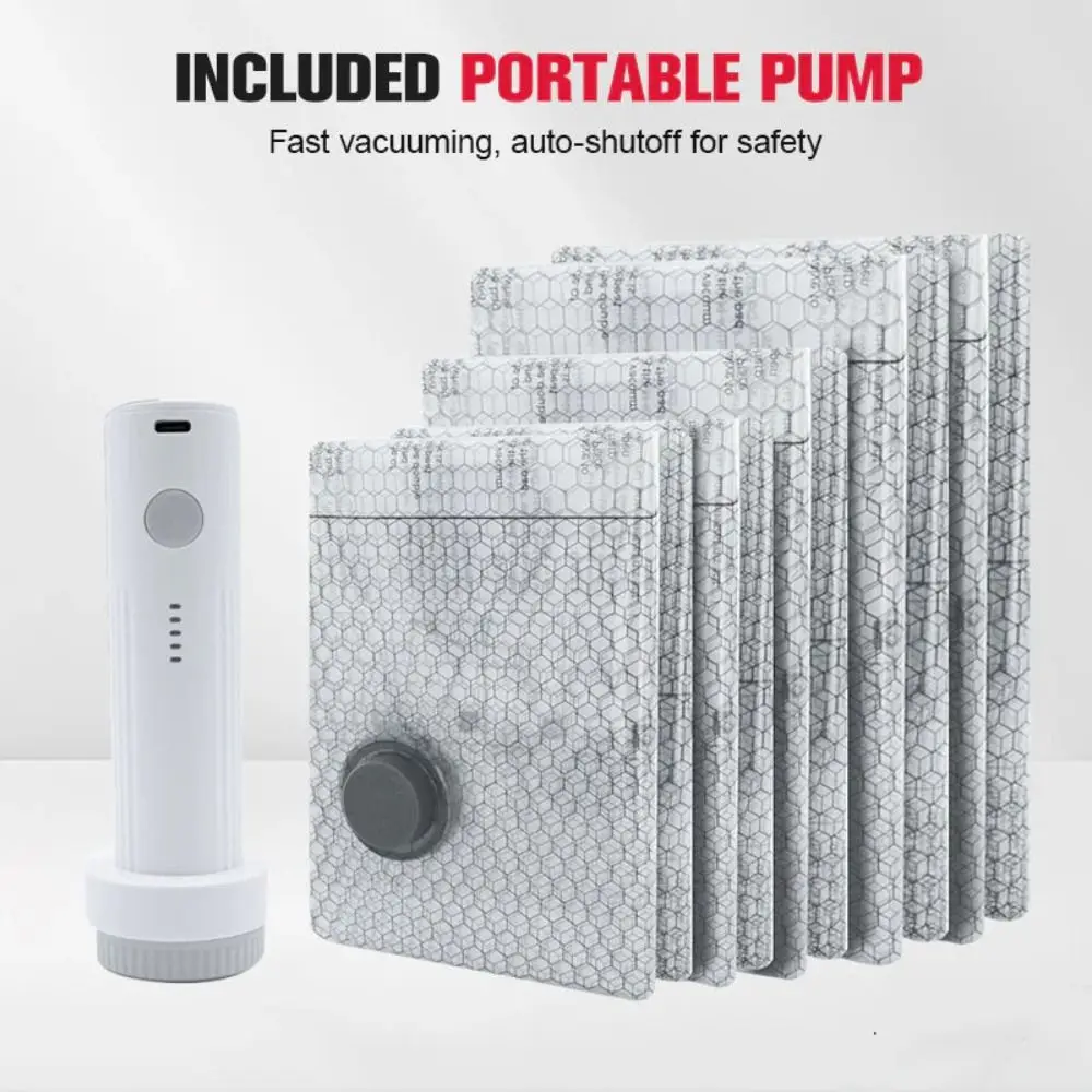 New Portable Vacuum Compression Bag Multi-function Moistureproof Travel Storage Bag Large capacity Vacuum Packing Bags