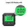 Digital Angle Finder Compact LCD Display Digital Angle Gauge & Level Tool 4x90° 2x180° Essential Woodworking Electrical 5