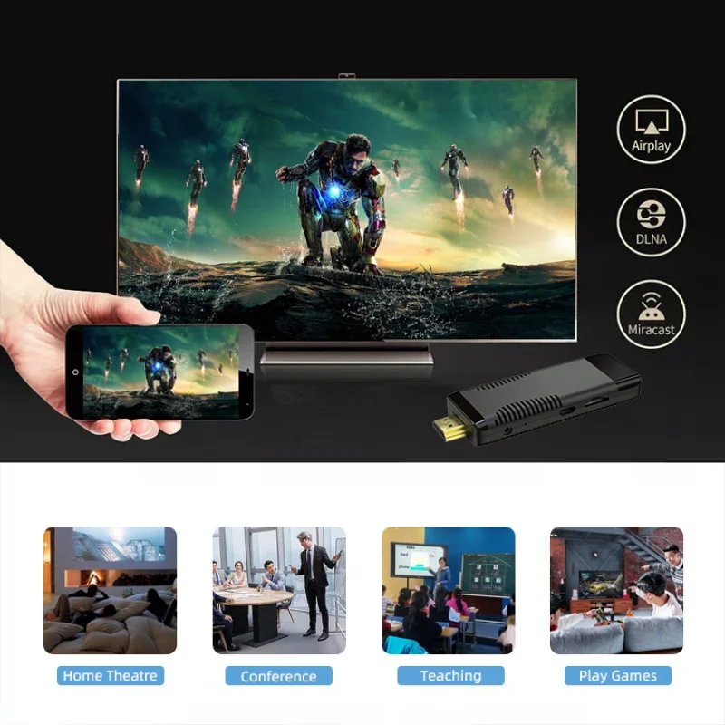 S96 Ʈ TV ƽ, ȵ̵ 10,  H313, 4G 5G   , BT 5.0, UHD 4K, 3D, H.265, 2GB, 16GB TV ڽ, iptv
