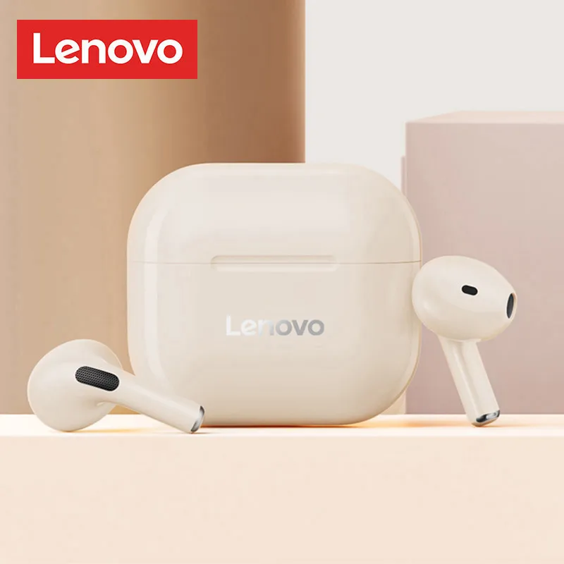 Original Lenovo LP40 TWS Earphones Wireless Bluetooth 5.0 Sport Noise Reduction Headphones Touch Control 230mAH 2023