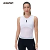 HISERWA Women Cycling Base Layer MTB Road Cycling Underwear Mesh Breathable Quick Dry Cycling Undershirt Elastic Bicycle Vest 1