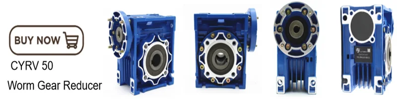 Description Picture 5 of itemCYAutoman Worm Gear Gearbox NMRV30 Worm Gear Speed Reducer Motor Reduction Housing For Light Industry Textile Building Material
