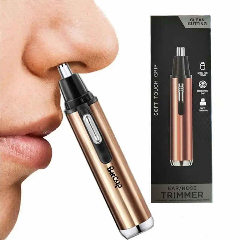 Nose Hair Trimmer Nose Hair Shaver Ear And Nose Trimmer Painless Battery Electric Men Shaver Men HairScissor