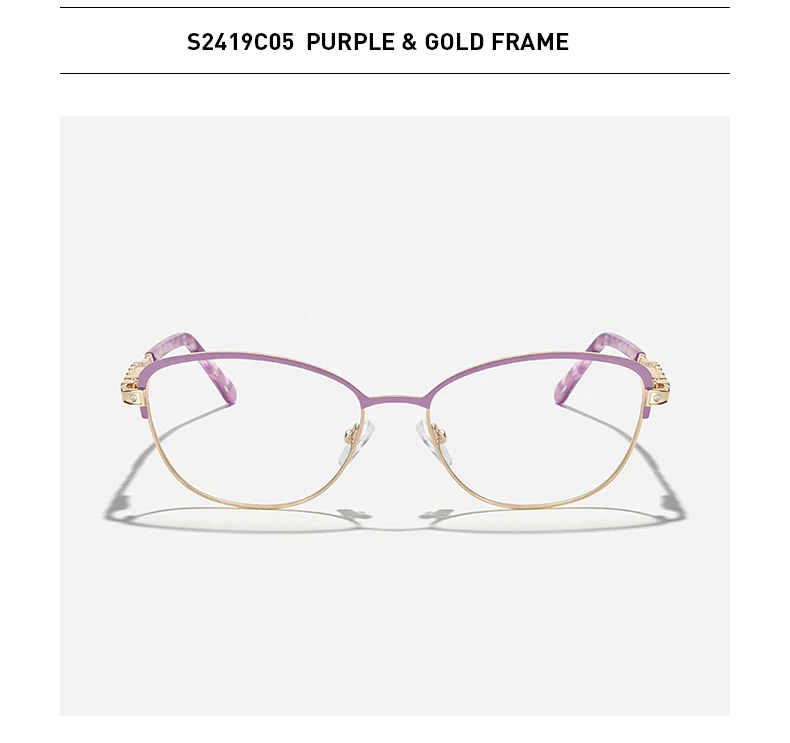 MERRYS DESIGN Frauen Klassische Retro Brille Rahmen Cat Eye Fashion Diamant Gläser Myopie Brillen S2419 – Detail 17