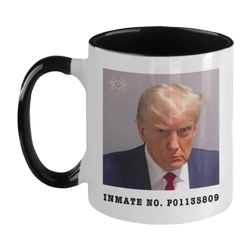 

1 шт., новинка, кружка Трампа, керамические кофейные кружки, забавные чайные чашки Pro Трампа, чашка для молока, сока, креативный подарок для сторонников Трампа