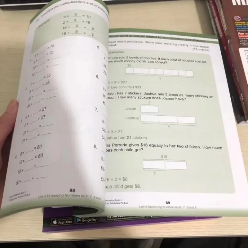 Singapore Math Workbook Set 6