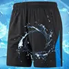 SENBWL High Quality Ice Silk Sports Breathable Shorts Beach 2024 New Men's Oversized Quick-dry Beach Pants Running Fitness Pants 1