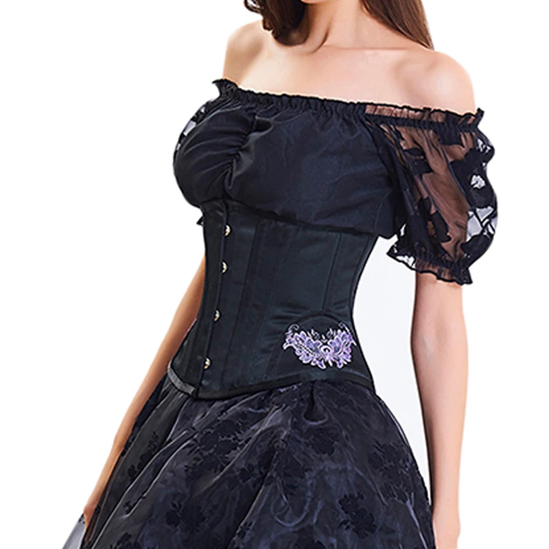 Women Waist Trainer Corset 12 Steel Bones