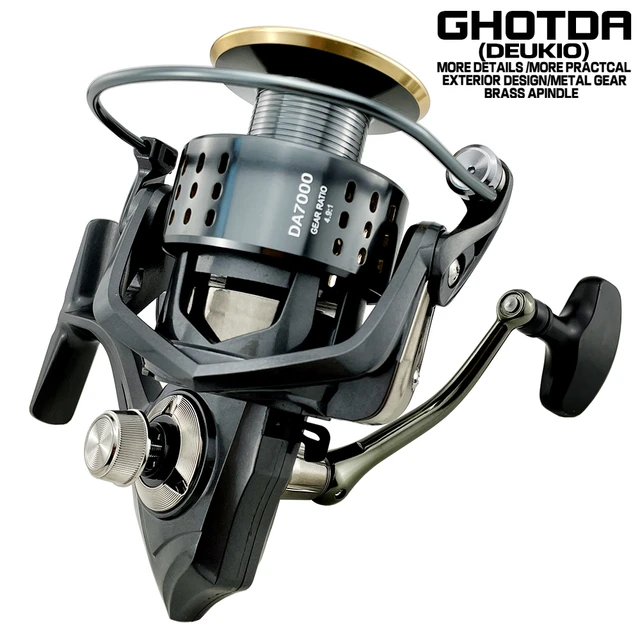 Strong Spinning Reel Max Drag Power 15KG 2000-7000 5.2:1 4.9:1 Fishing  Reels Tackle for Trout Peche Bass Pike Zander - AliExpress