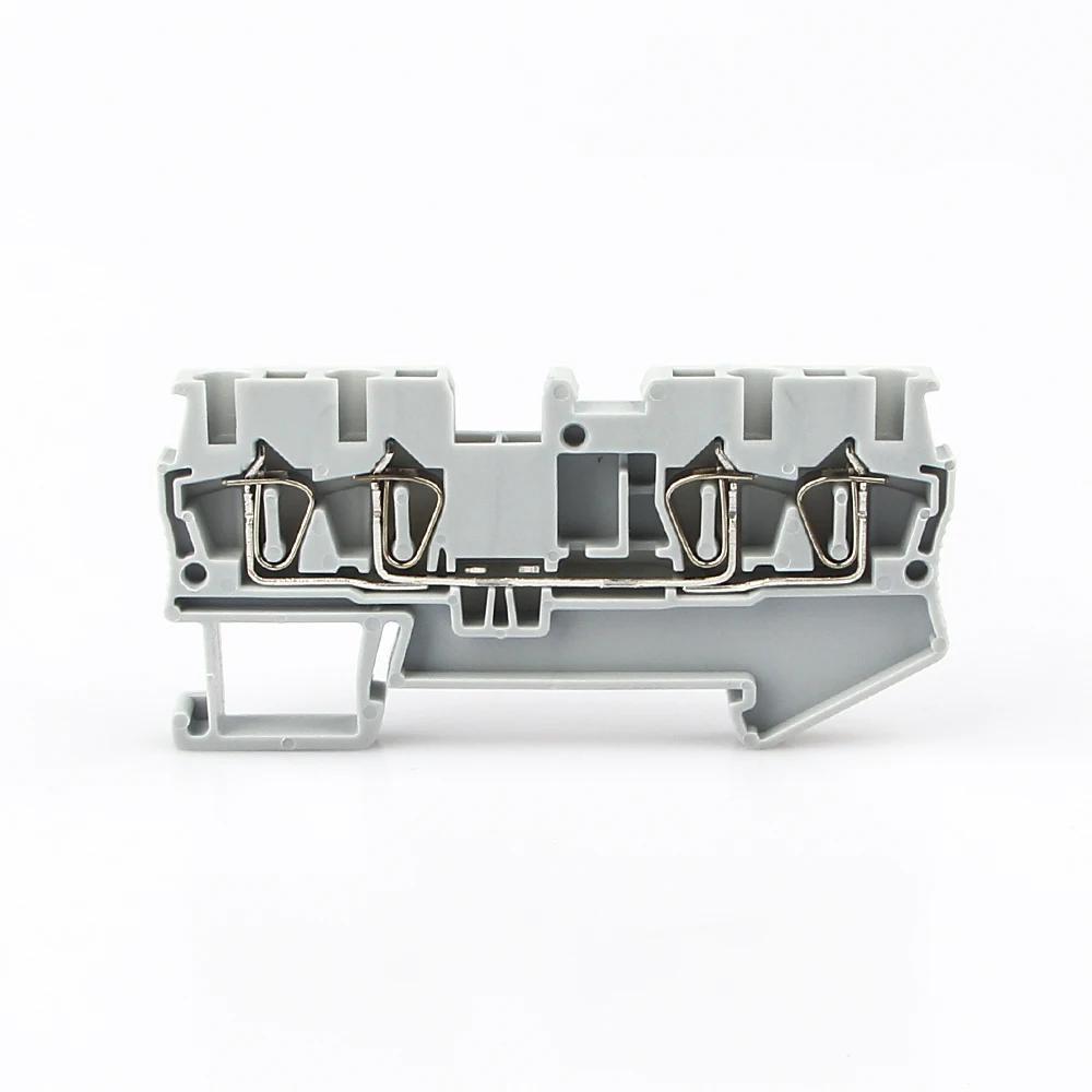 DIYCUT Kit de Bloques de Terminales de Riel DIN, 10 Clemas Electricas de  0,08-4 mm², con 10 cm Carril DIN, Bloque de Conexión Rápida para Proyectos  de