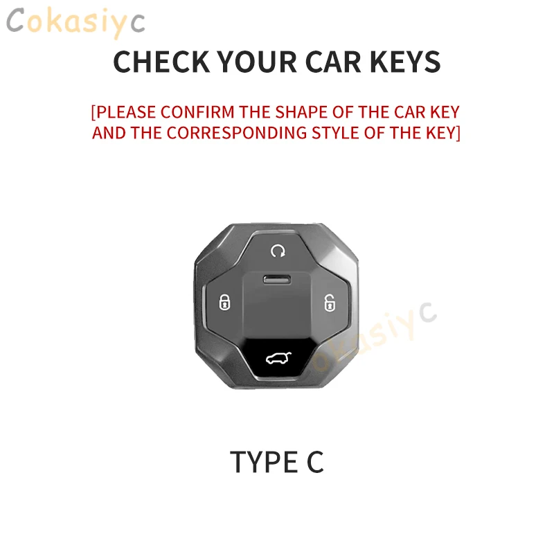 Suede Car Key Case Cover For Jetour T2 Traveler Car Key Protective Shell Accessories