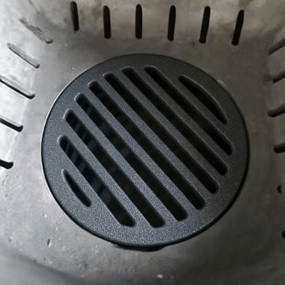 1pc Round Cast Iron Fire Grate Fireplace Replacement Parts Grate Cast Iron Heating Fireplace Parts Home Improvement