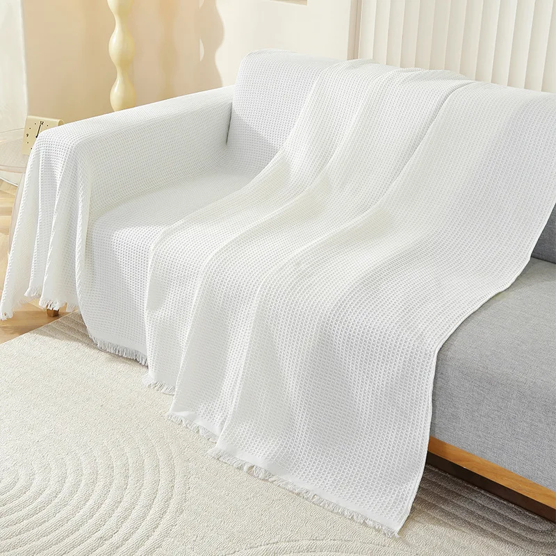 Nordic Cotton Linen Sofa Covers Four Seasons General Sofa Towel Cover all-purpose all-wrapped Sofa Cover Sofa Blanket 4