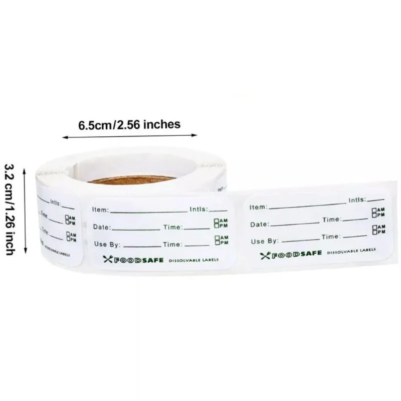 300pcs Étiquette De Congélation Pelable, Autocollantes Bocaux