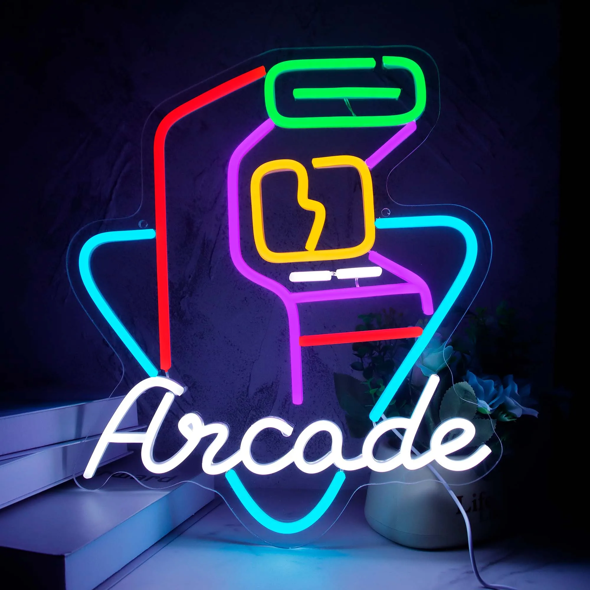 Arcade Neon Sign Game Room Decor Light Led Neon Signs for Led Light